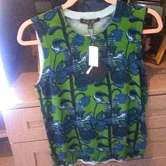 Brooks Brothers Tops - Brooks Brother New / Tags Supima Cotton Shell Size Medium,Color Green/Blue.